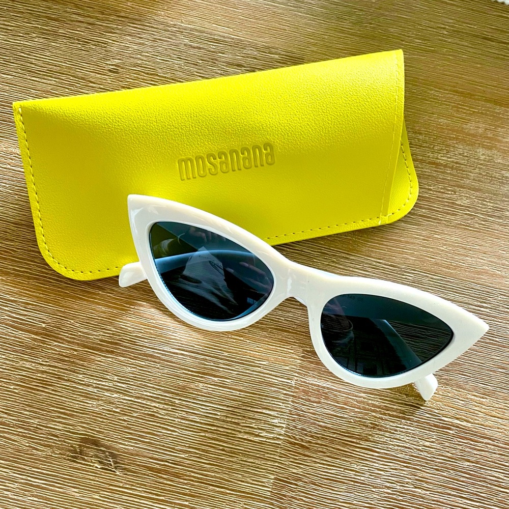 White Cat Eye Sunglasses